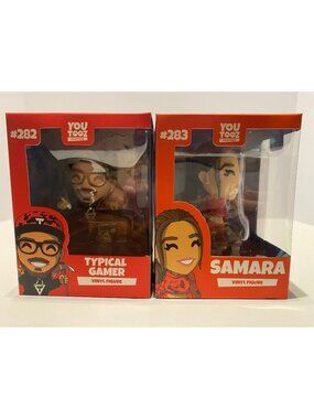 Youtooz Typical Gamer & Samara lot (#282 & #283) – Extremely Rare & Vaulted